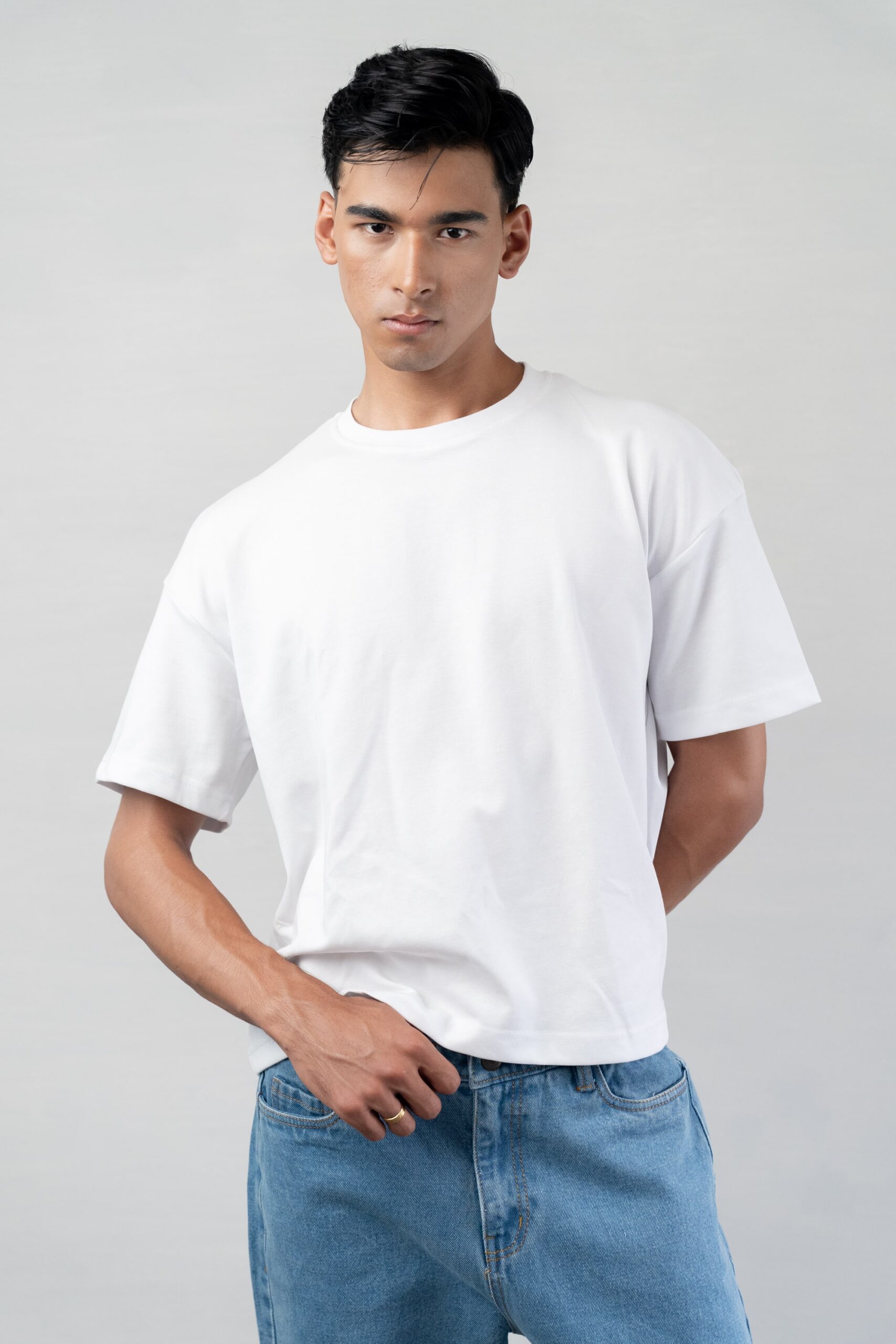 Hommebody Cropped Tee White