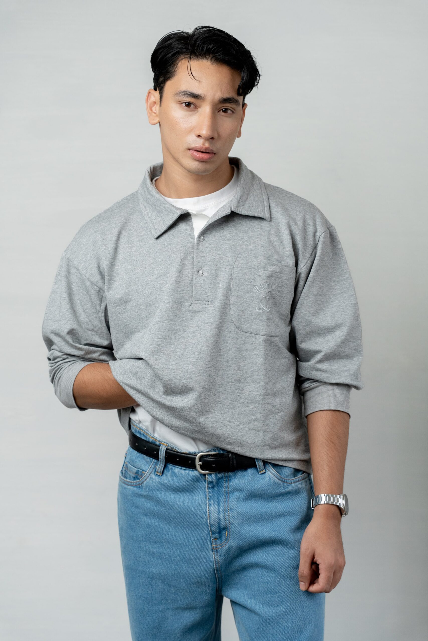 Mark Full-Sleeve Polo